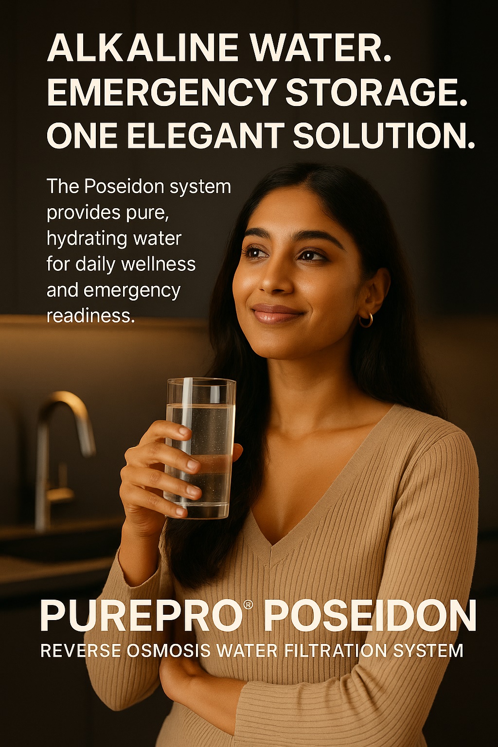 PurePro Poseidon Emergency Reverse Osmosis System — Health & Survival Water Solution for Every Home