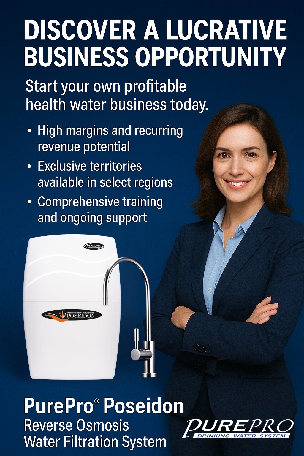 PurePro Poseidon Emergency Reverse Osmosis System — Health & Survival Water Solution for Every Home