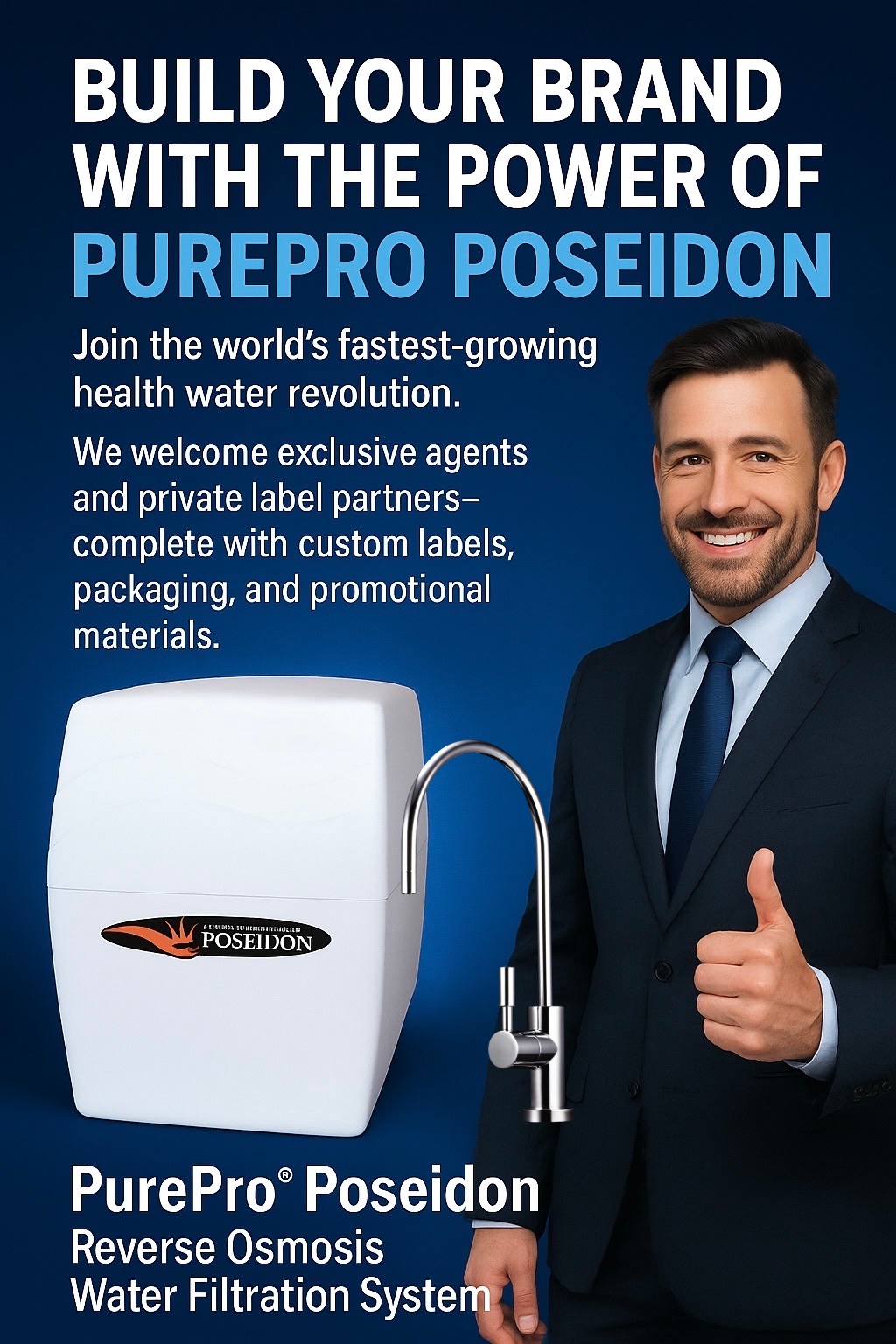 PurePro Poseidon Reverse Osmosis Water Filtration System