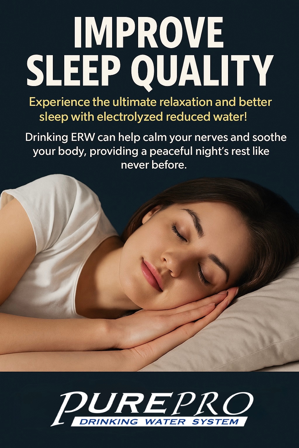 Ja903 electrolyzed reduced water improve sleep quality