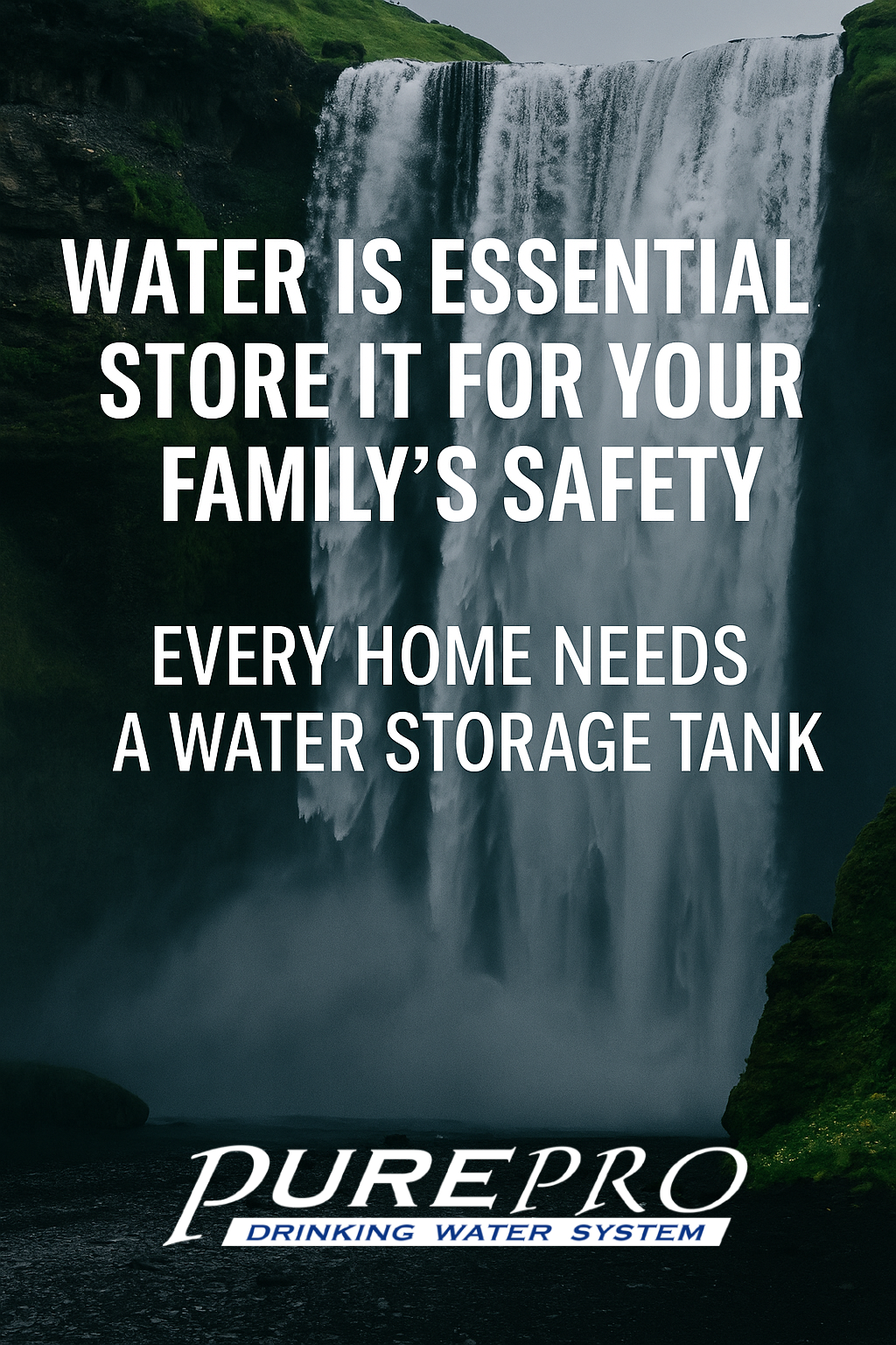 water is essential store it for your family's safety