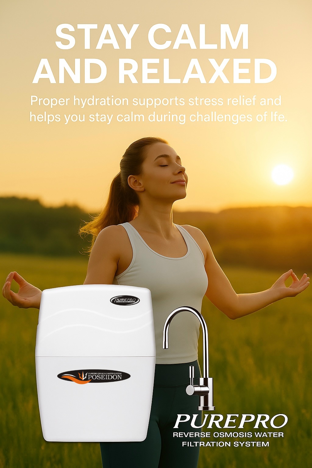 PUREPRO POSEIDON REVERSE OSMOSIS WATER FILTRATION SYSTEM