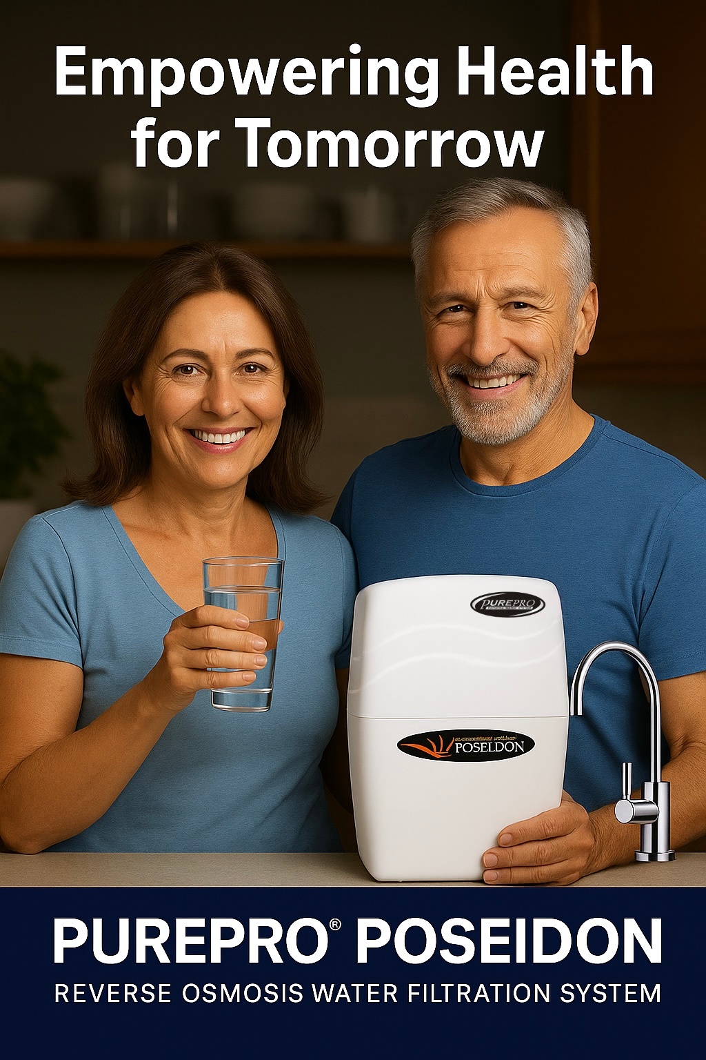 PUREPRO POSEIDON REVERSE OSMOSIS WATER FILTRATION SYSTEM